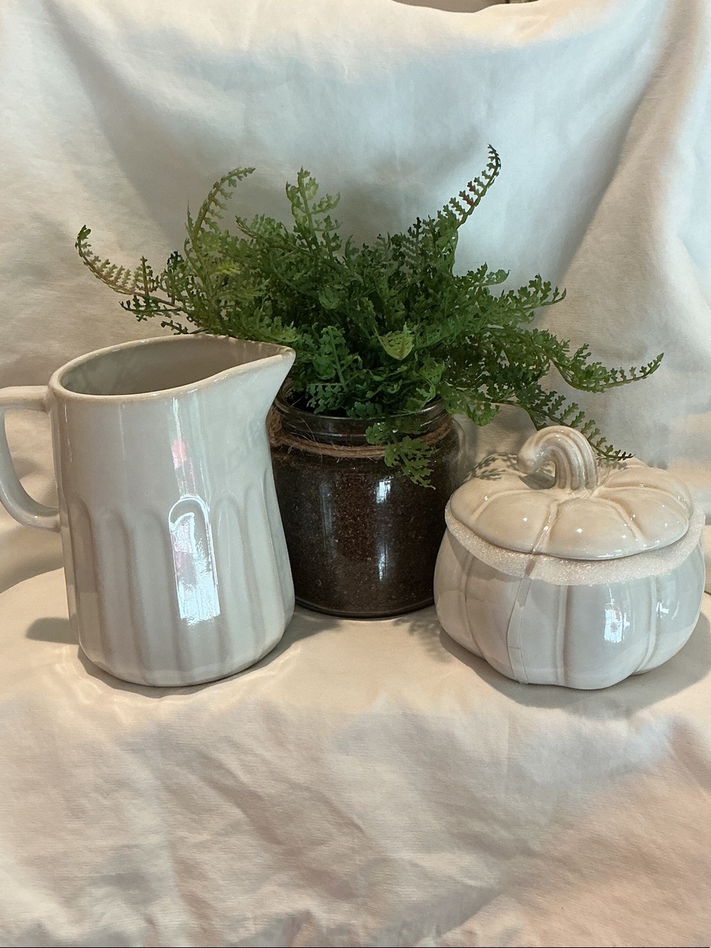 Fall Cream & Sugar Set